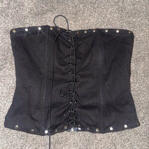 White Fox Better Than Revenge Bustier Black